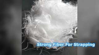 Fibre de polyester vierge haute résistance pour le cerclage